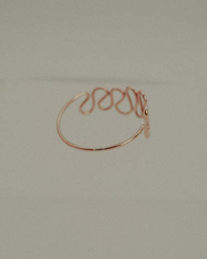 Diadem Ring, Solid 14K Rose Gold