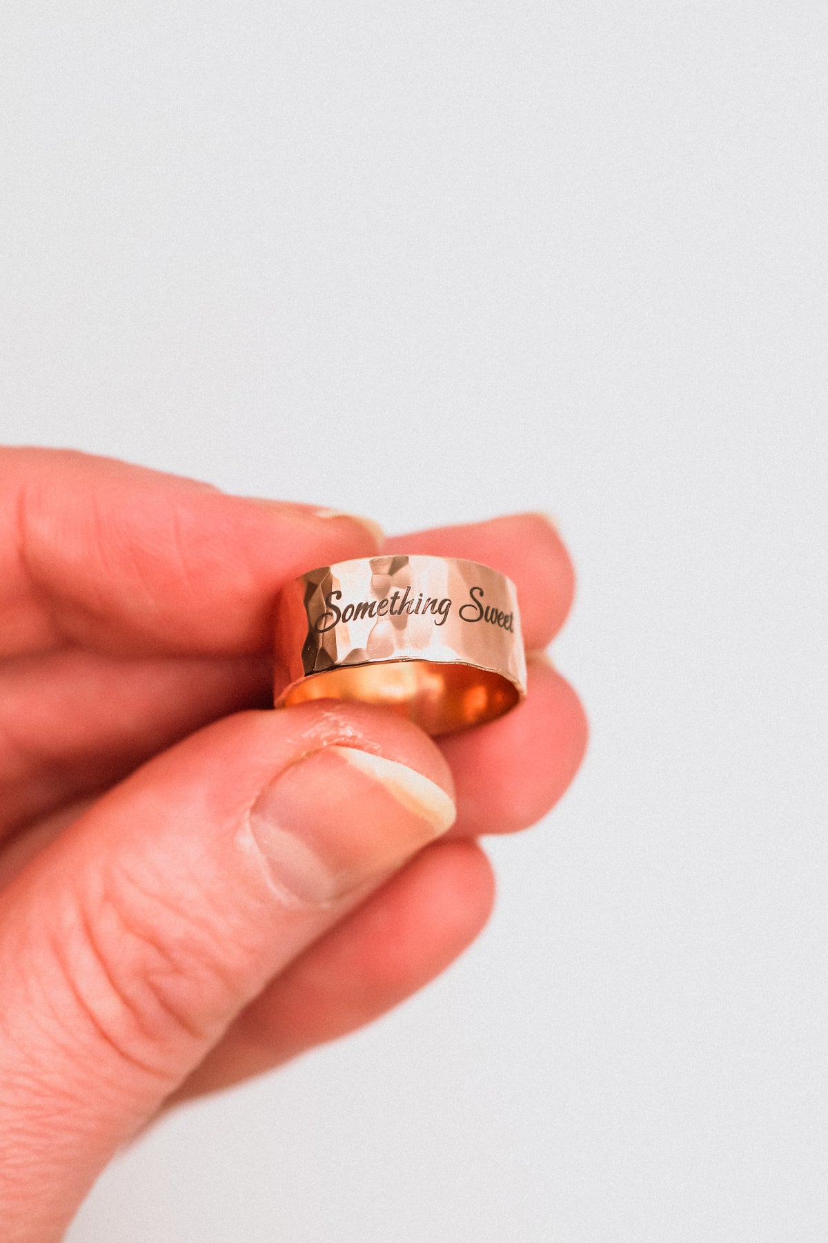 Wide Band, 14K Rose Gold Fill