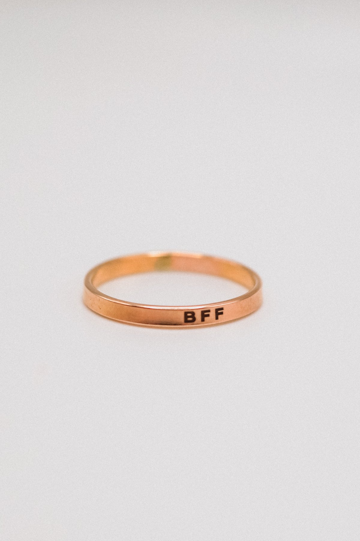 Mirror Band, 14K Rose Gold Fill