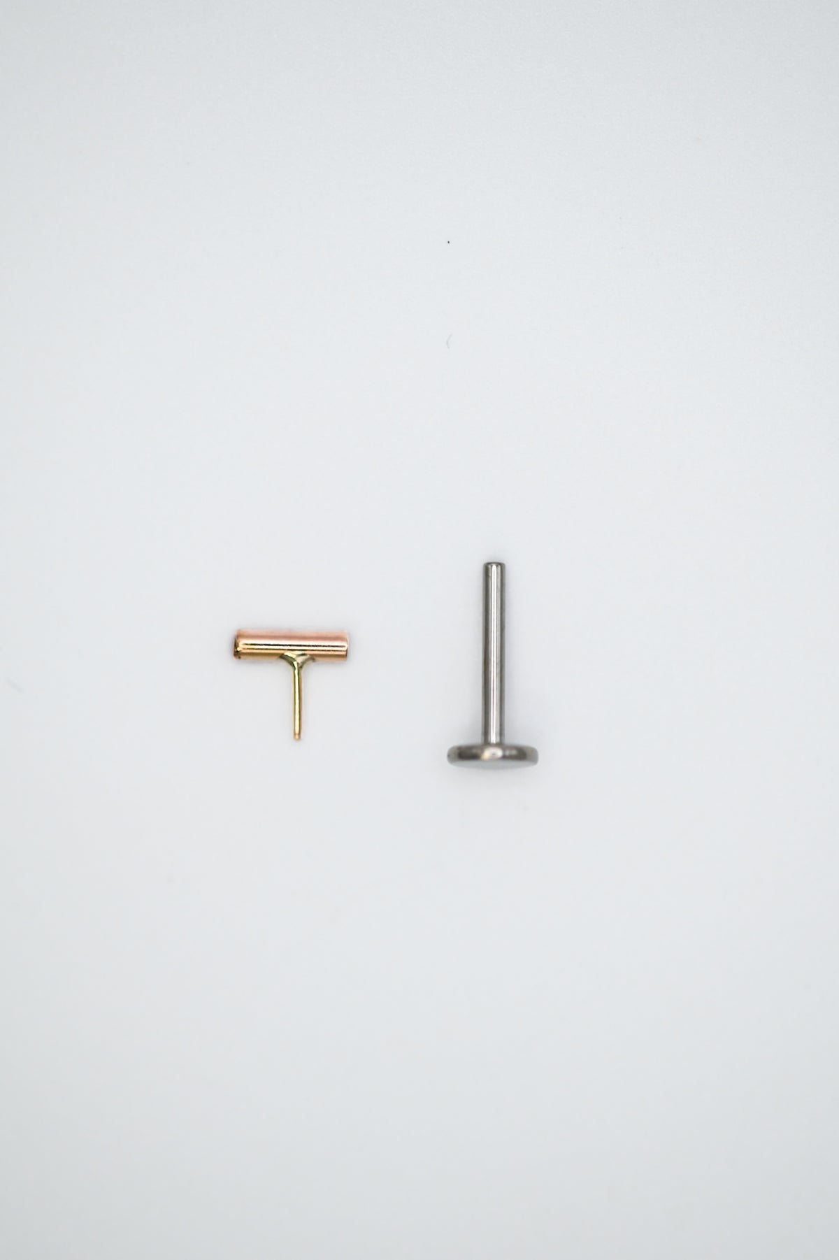 Tiny Bar Flat Back Stud Earring