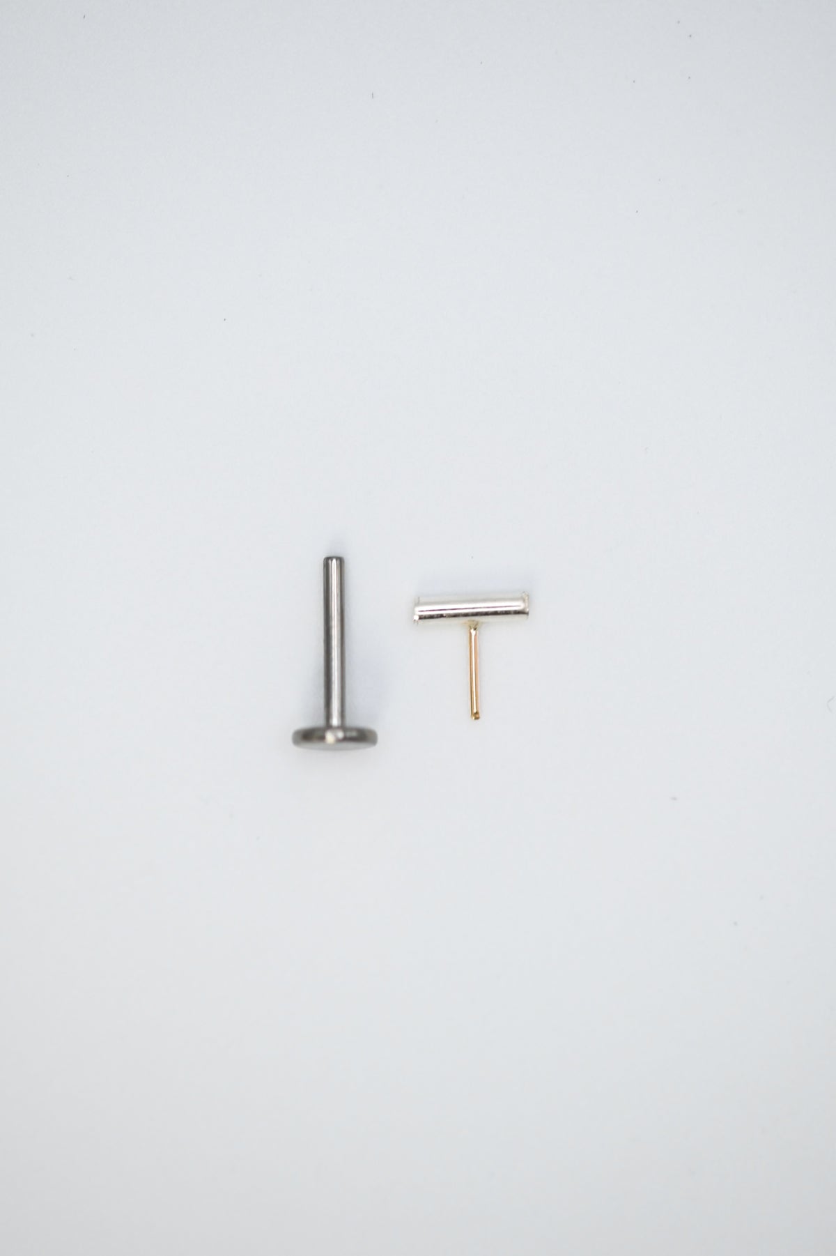 Tiny Bar Flat Back Stud Earring