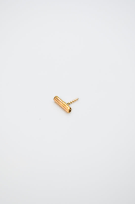Tiny Bar Flat Back Stud Earring