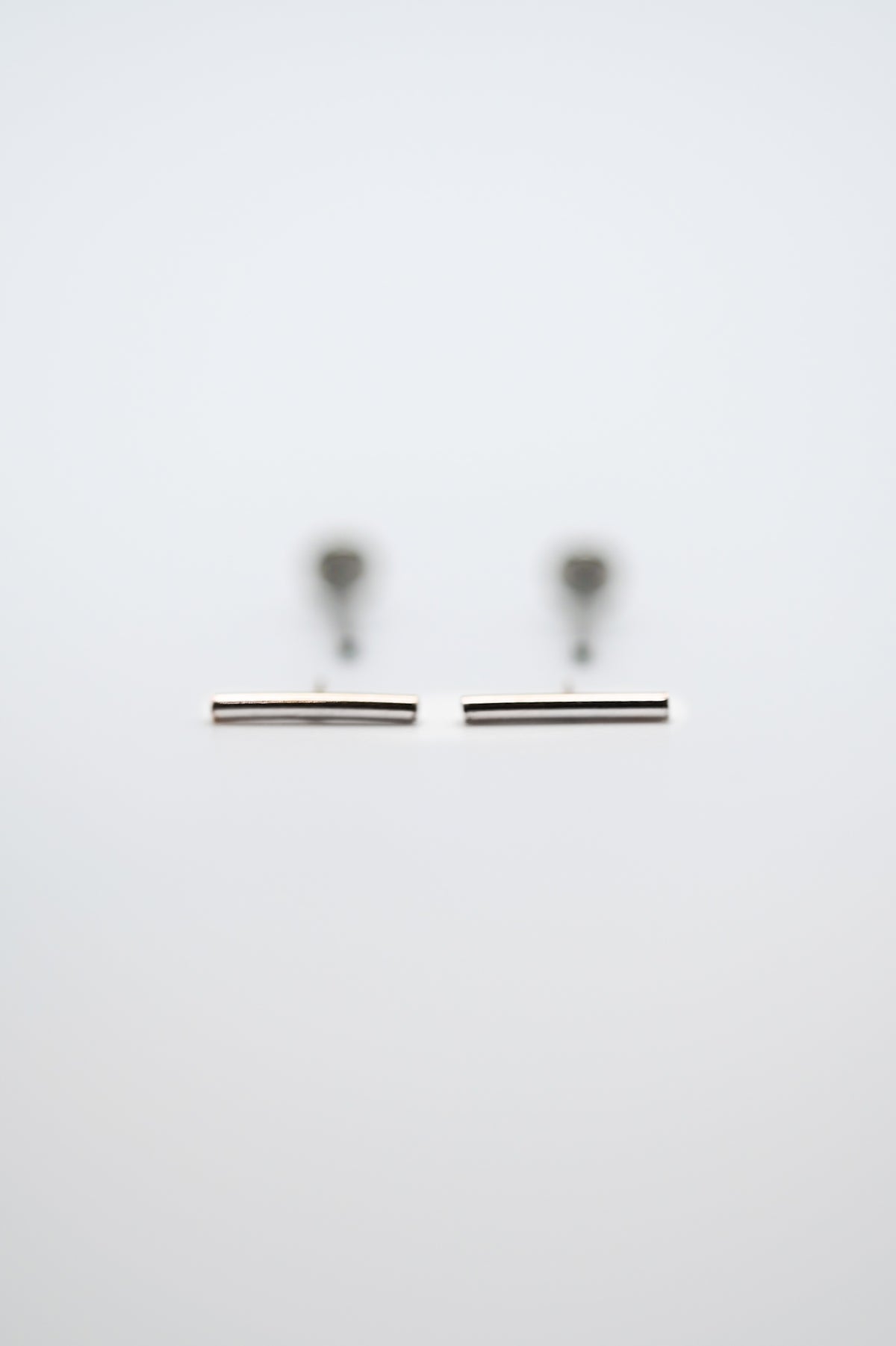 Mini Bar Flat Back Stud Earring