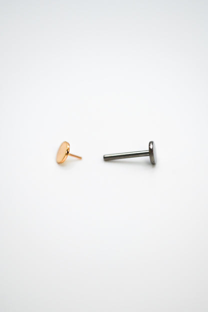 Mini Dot Flat Back Stud Earring