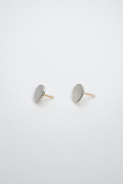 Mini Dot Flat Back Stud Earring