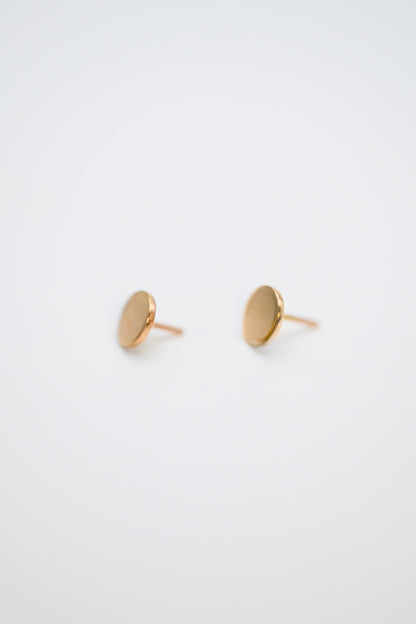 Mini Dot Flat Back Stud Earring