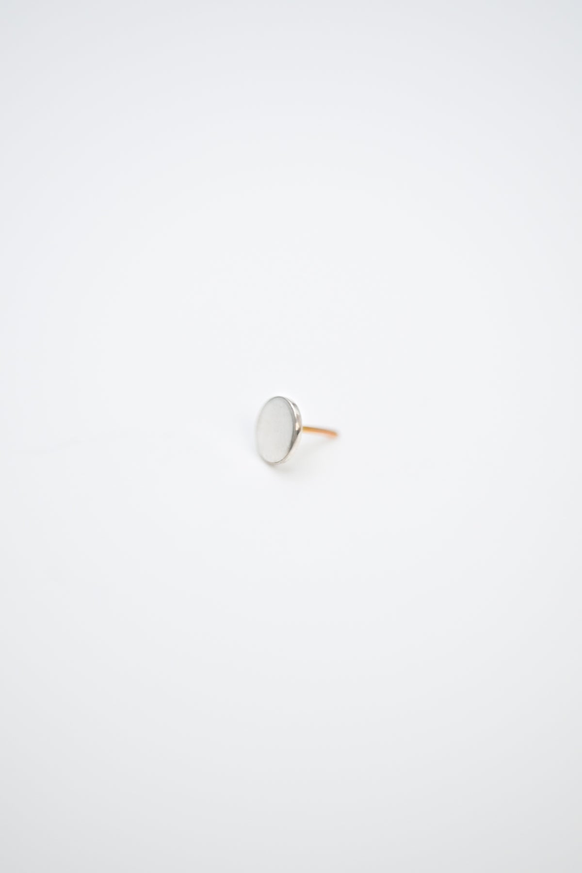 Mini Dot Flat Back Stud Earring