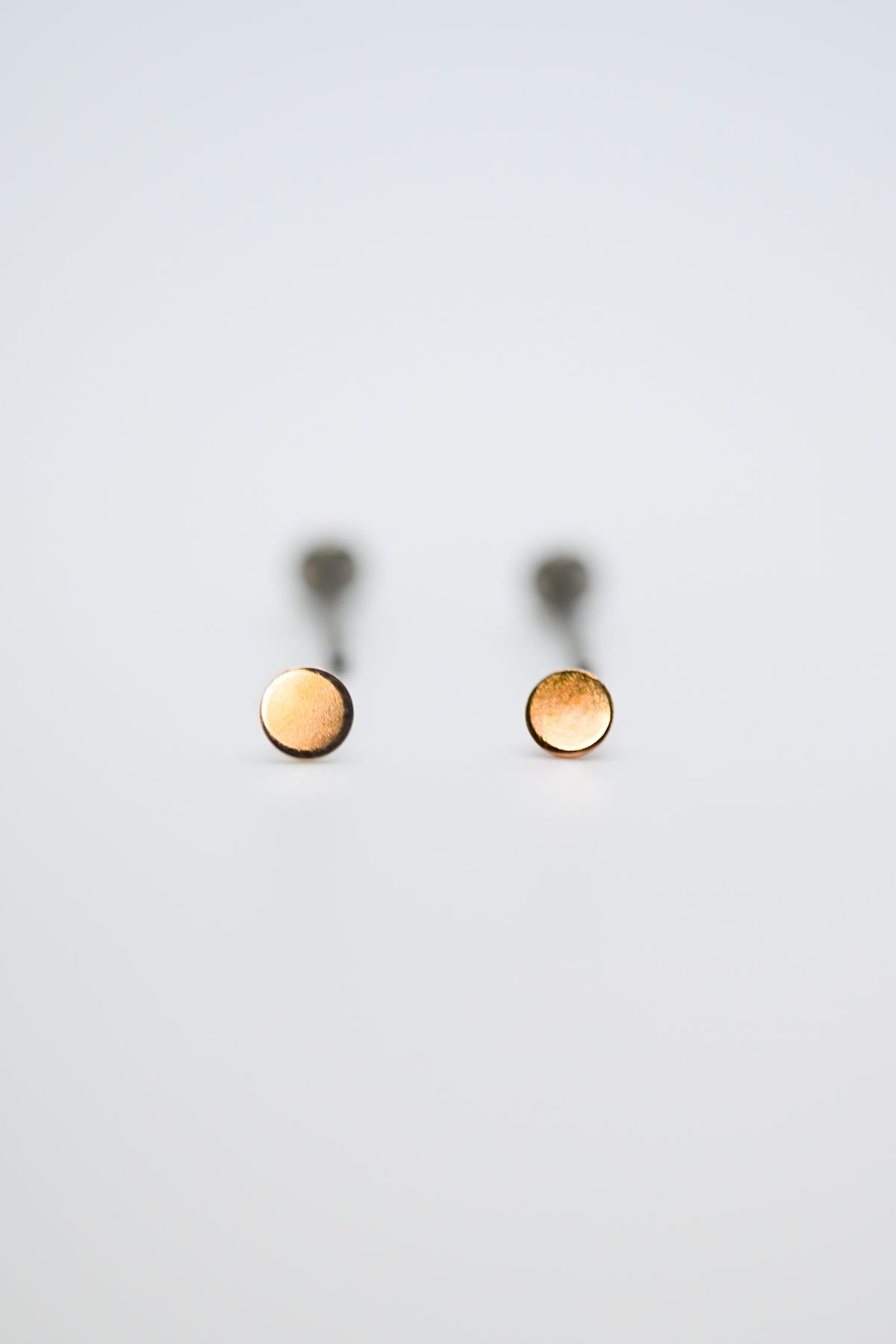 Mini Dot Flat Back Stud Earring