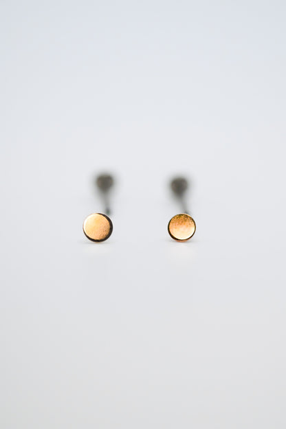 Mini Dot Flat Back Stud Earring