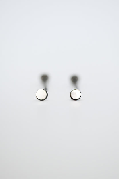 Mini Dot Flat Back Stud Earring