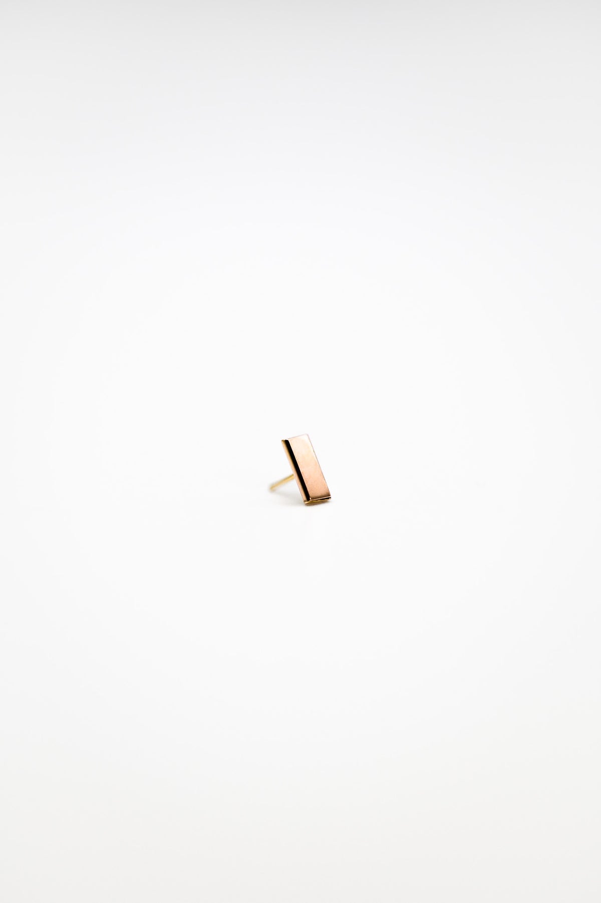 Mini Mirror Flat Back Stud Earring