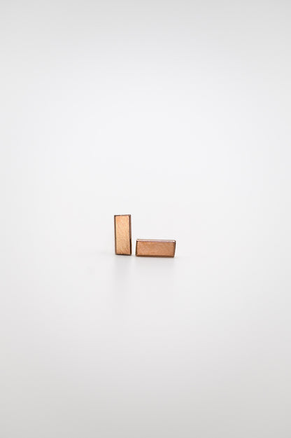 Mini Mirror Flat Back Stud Earring