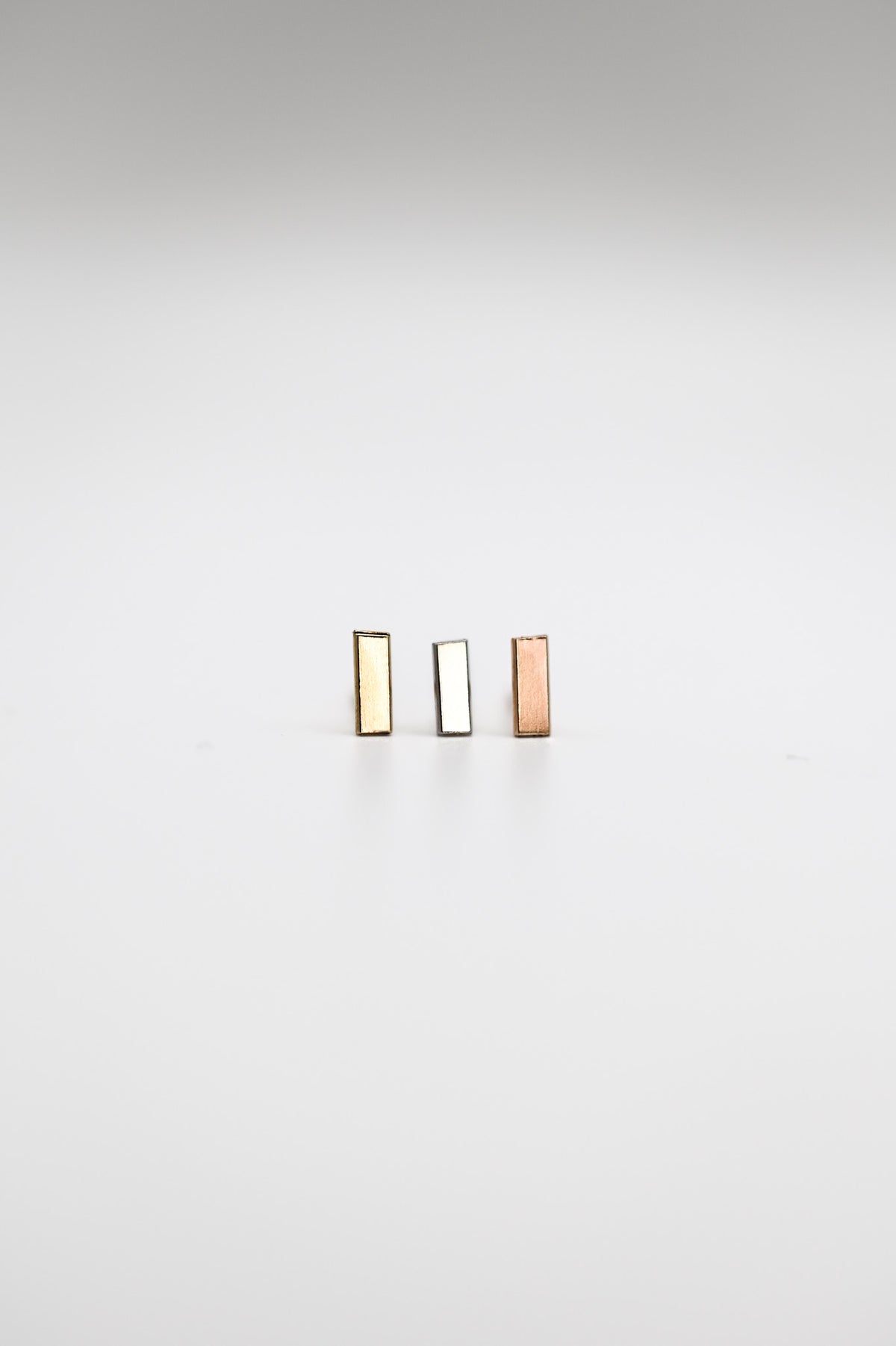 Mini Mirror Flat Back Stud Earring