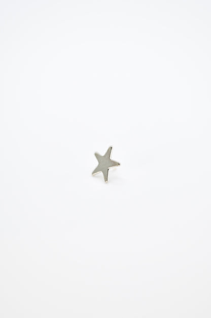 Star Flat Back Stud Earring