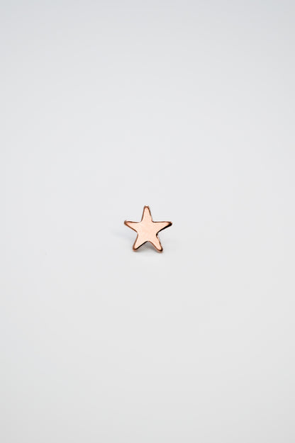 Star Flat Back Stud Earring