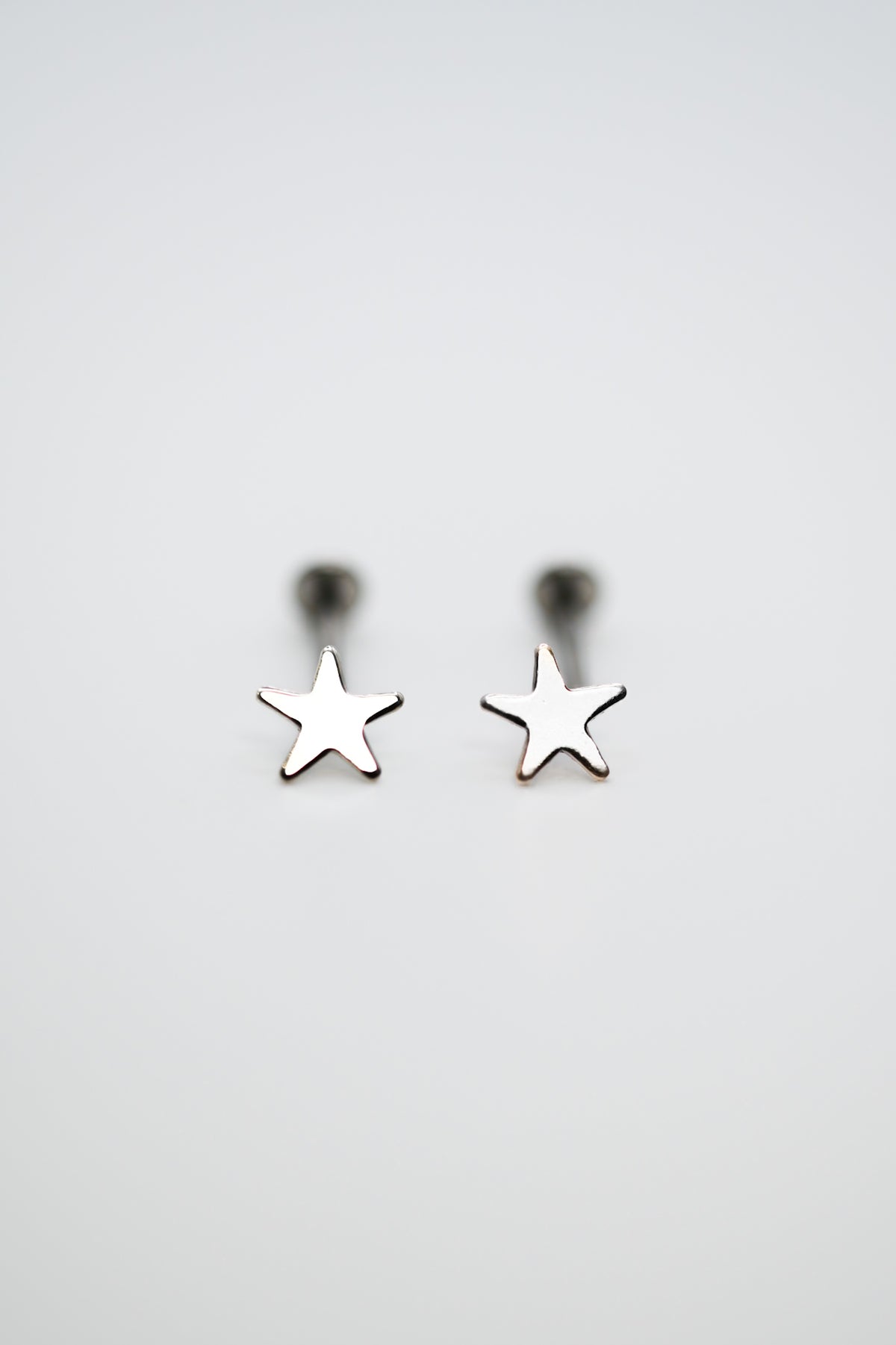 Star Flat Back Stud Earring