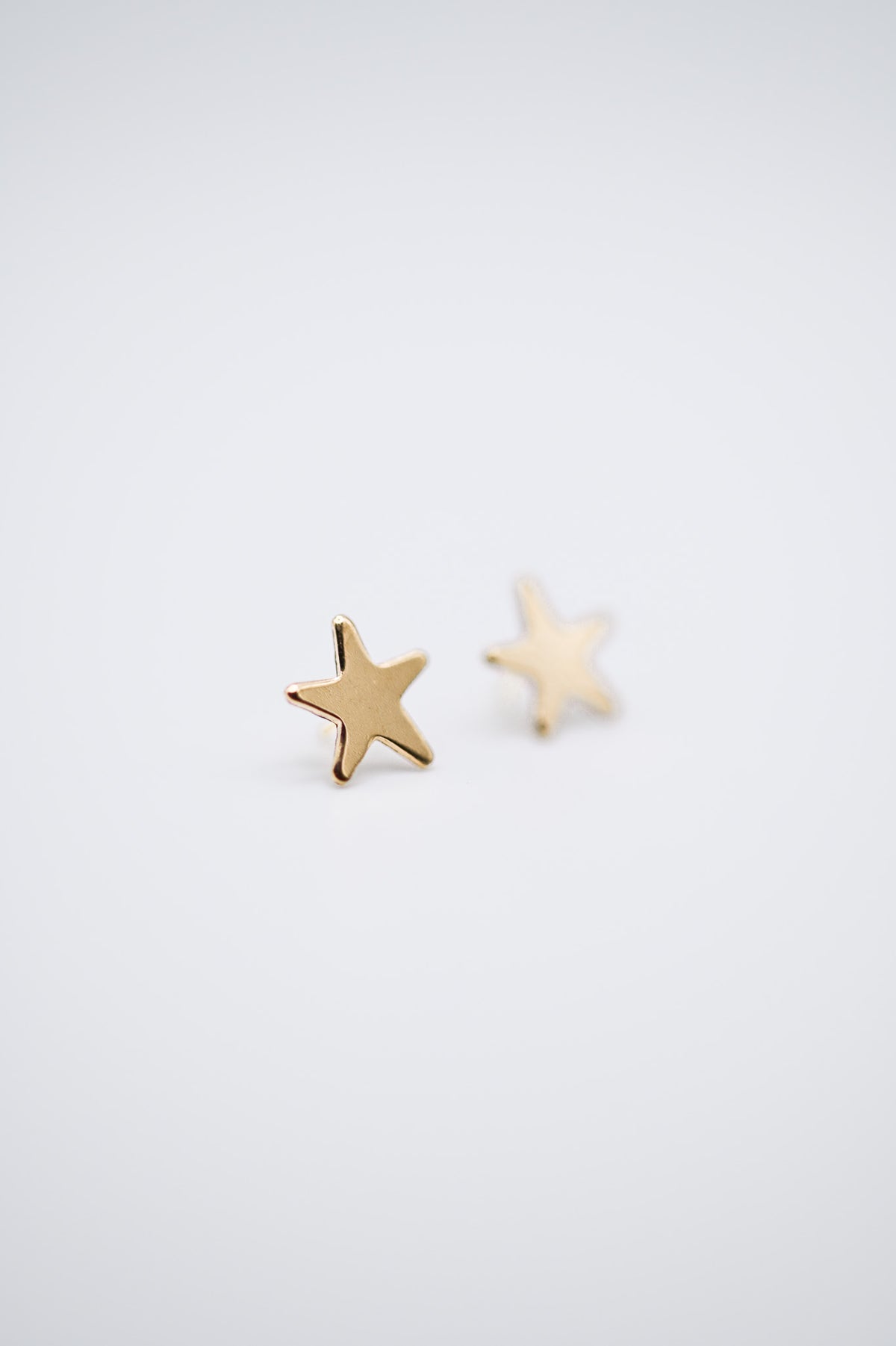 Star Flat Back Stud Earring