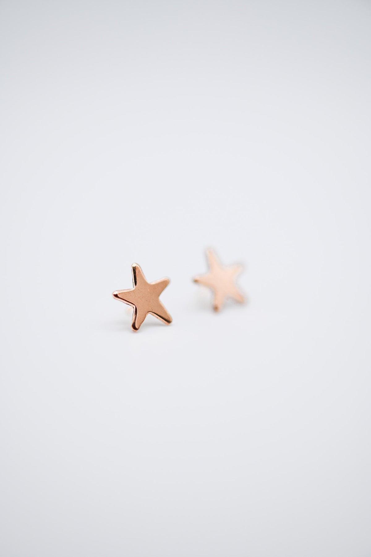 Star Flat Back Stud Earring