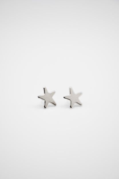 Star Flat Back Stud Earring