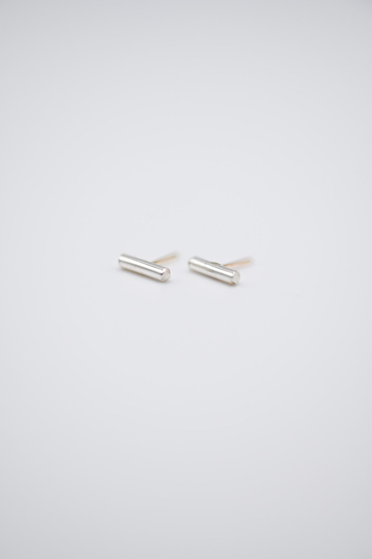Tiny Bar Flat Back Stud Earring