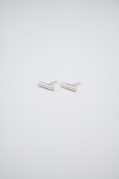 Tiny Bar Flat Back Stud Earring