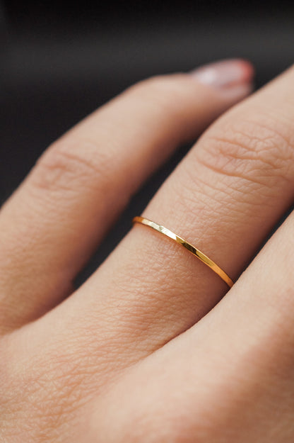Medium Thick Ring, 14K Gold Fill