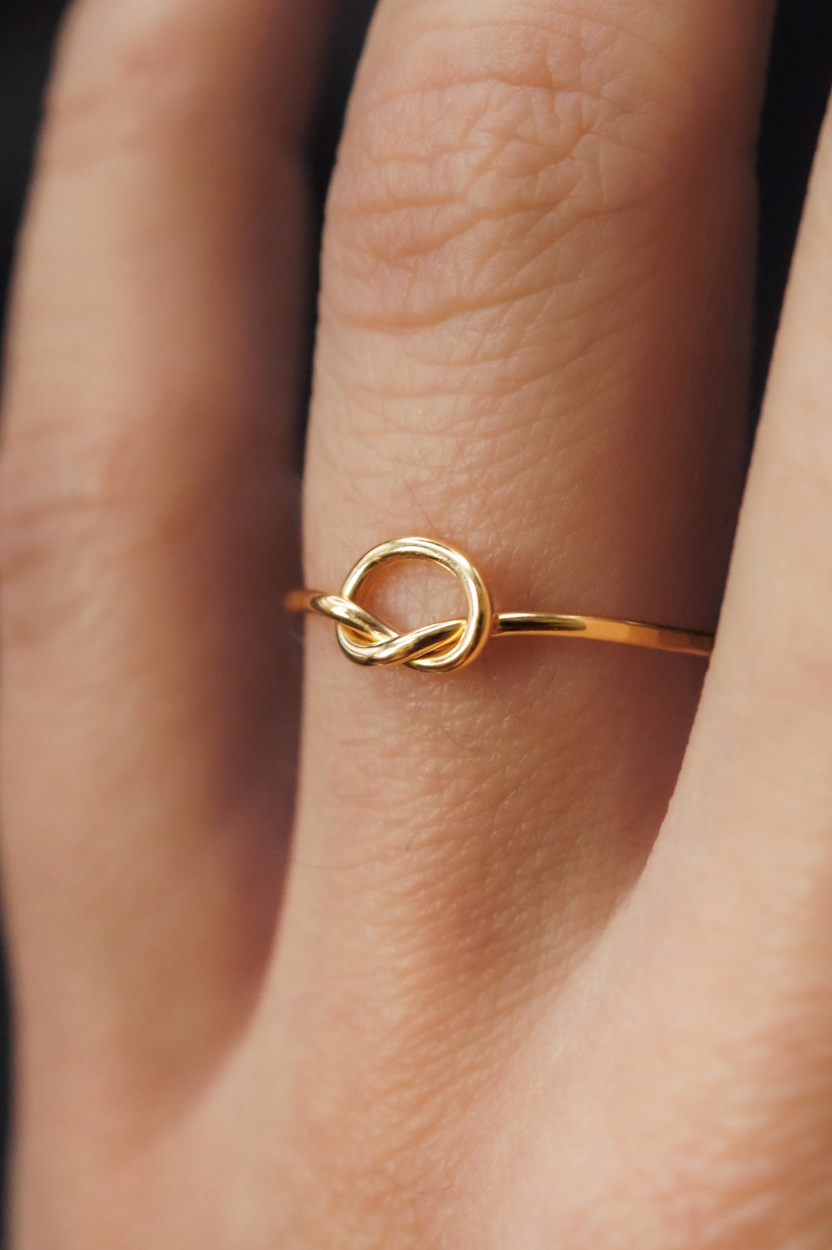 Open Knot Ring, 14K Gold Fill