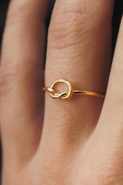 Open Knot Ring, 14K Gold Fill