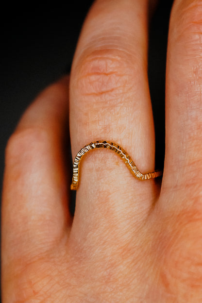 Sparkle Arc Ring, 14K Gold Fill