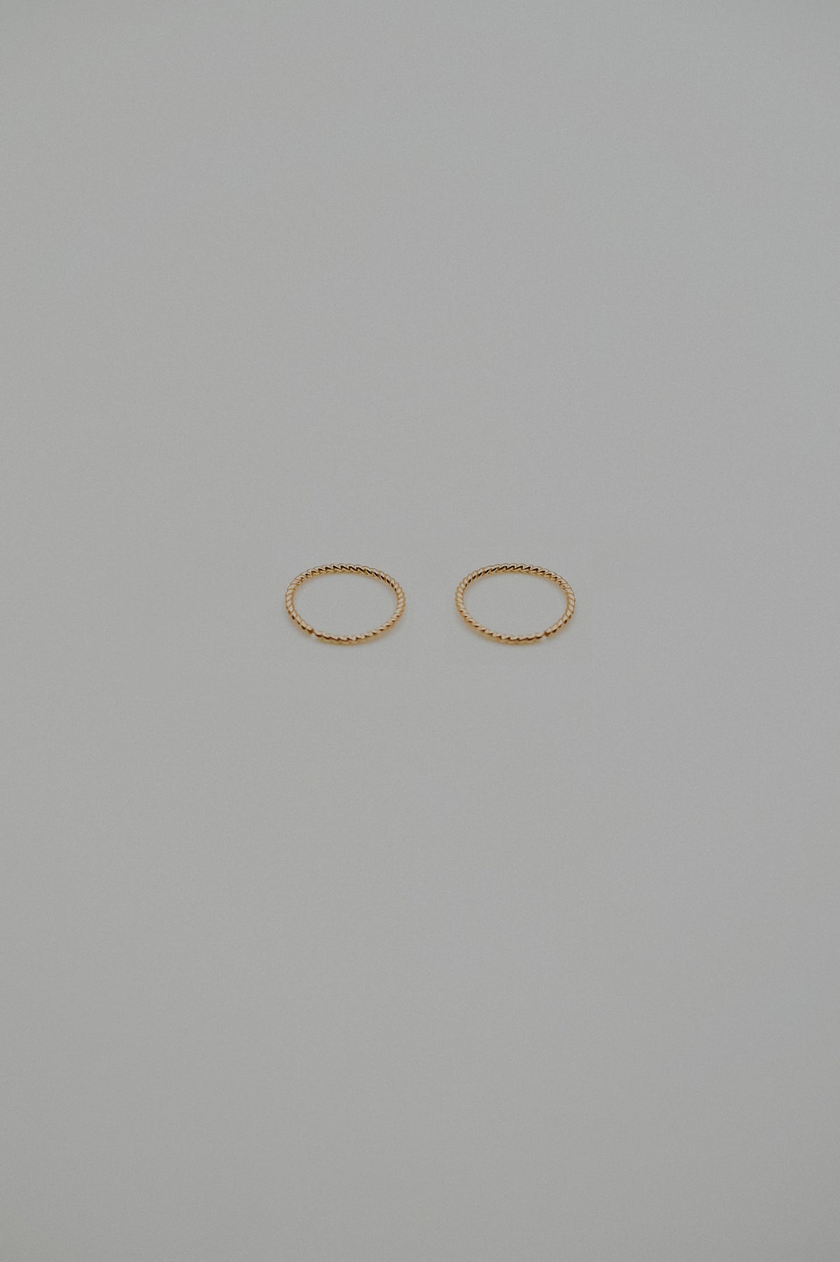 Twist Huggie Hoop Earring in 14K Gold Fill