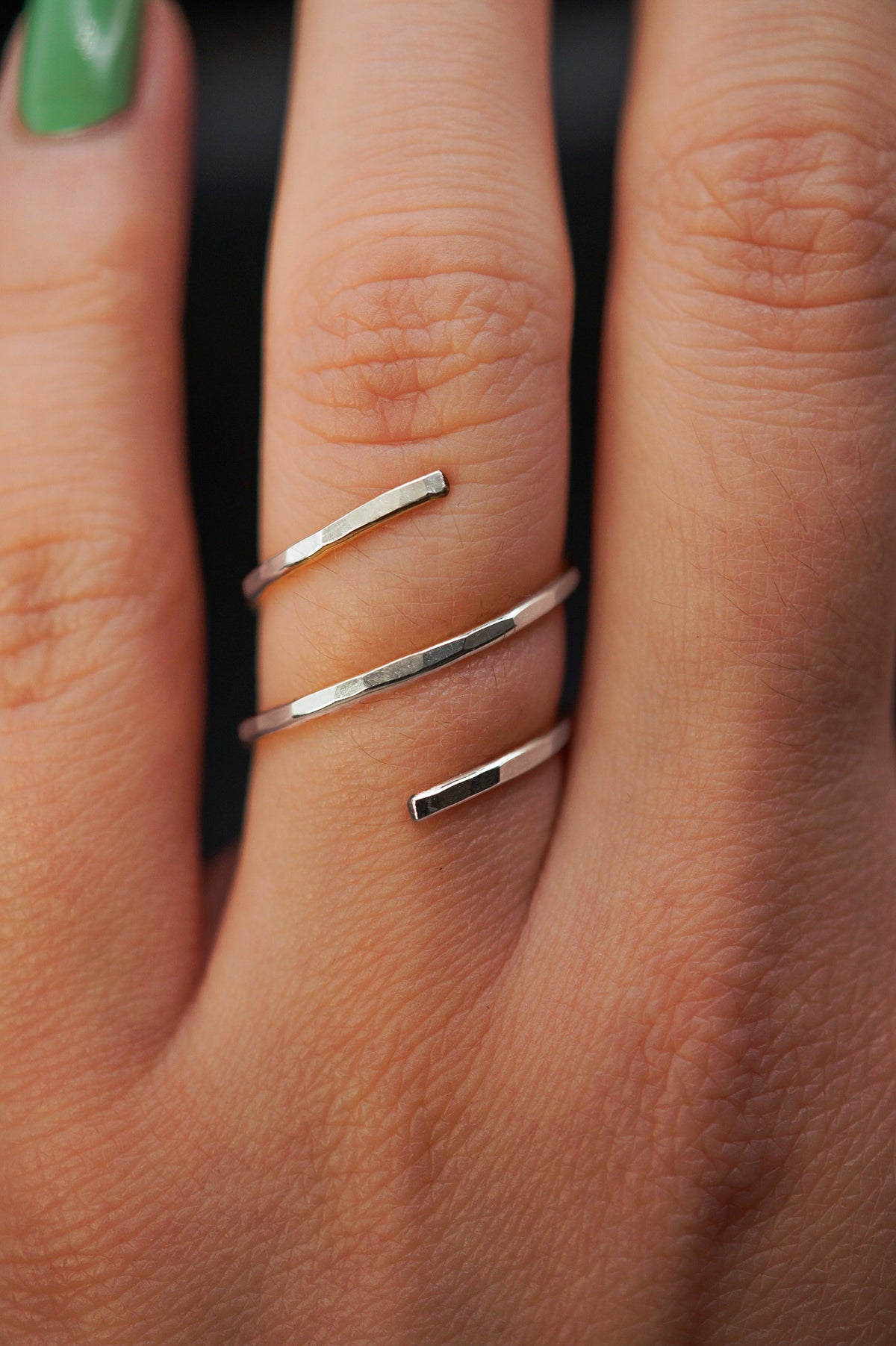Helix Ring, Sterling Silver
