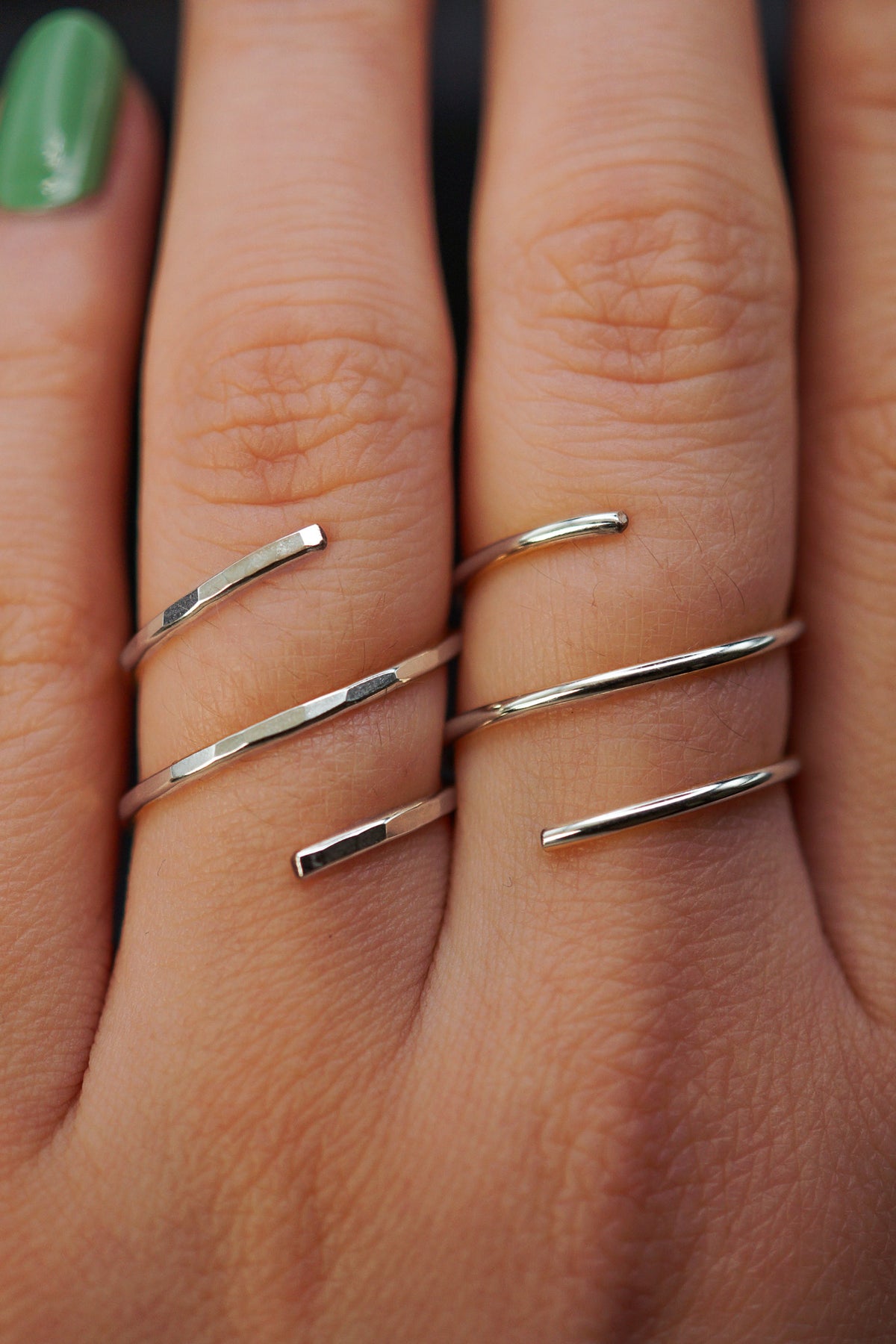 Helix Ring, Sterling Silver