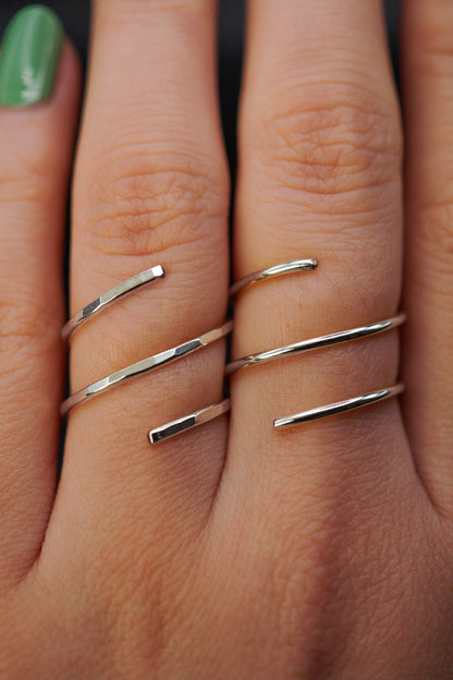 Helix Ring, Sterling Silver