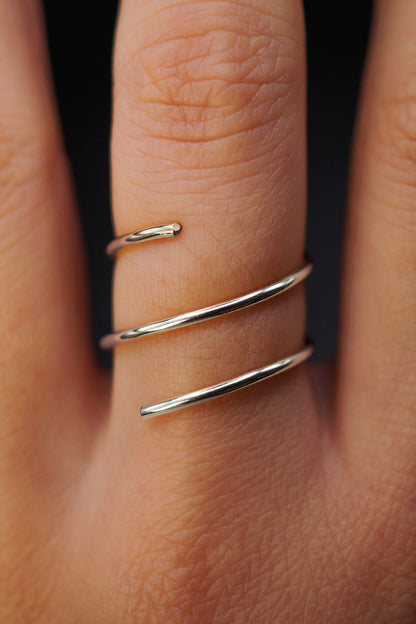 Helix Ring, Sterling Silver