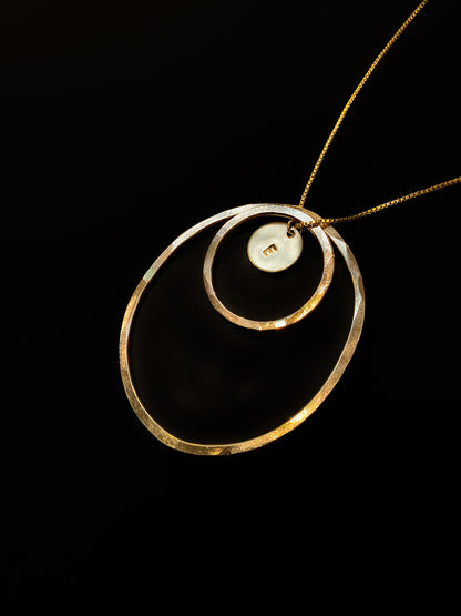Mini Open Circle Pendant