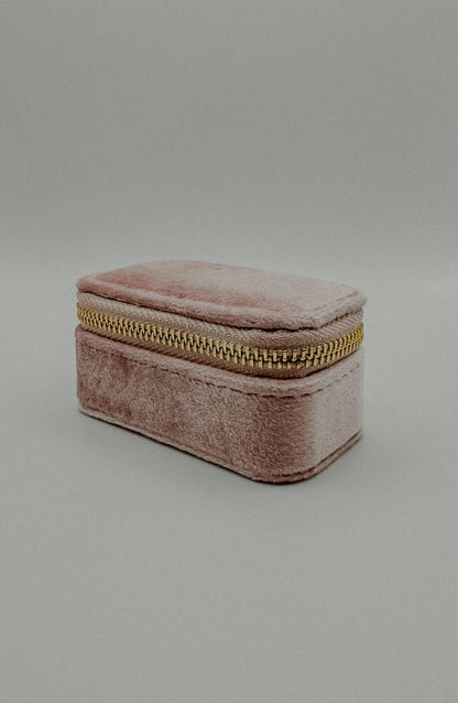 Mini Zipper Jewelry Travel Case
