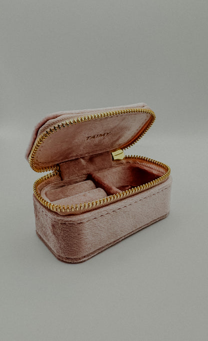 Mini Zipper Jewelry Travel Case