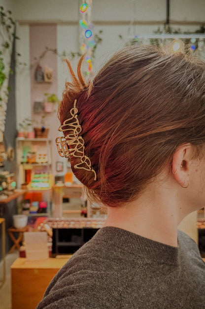 Organic Metal Hair Claw