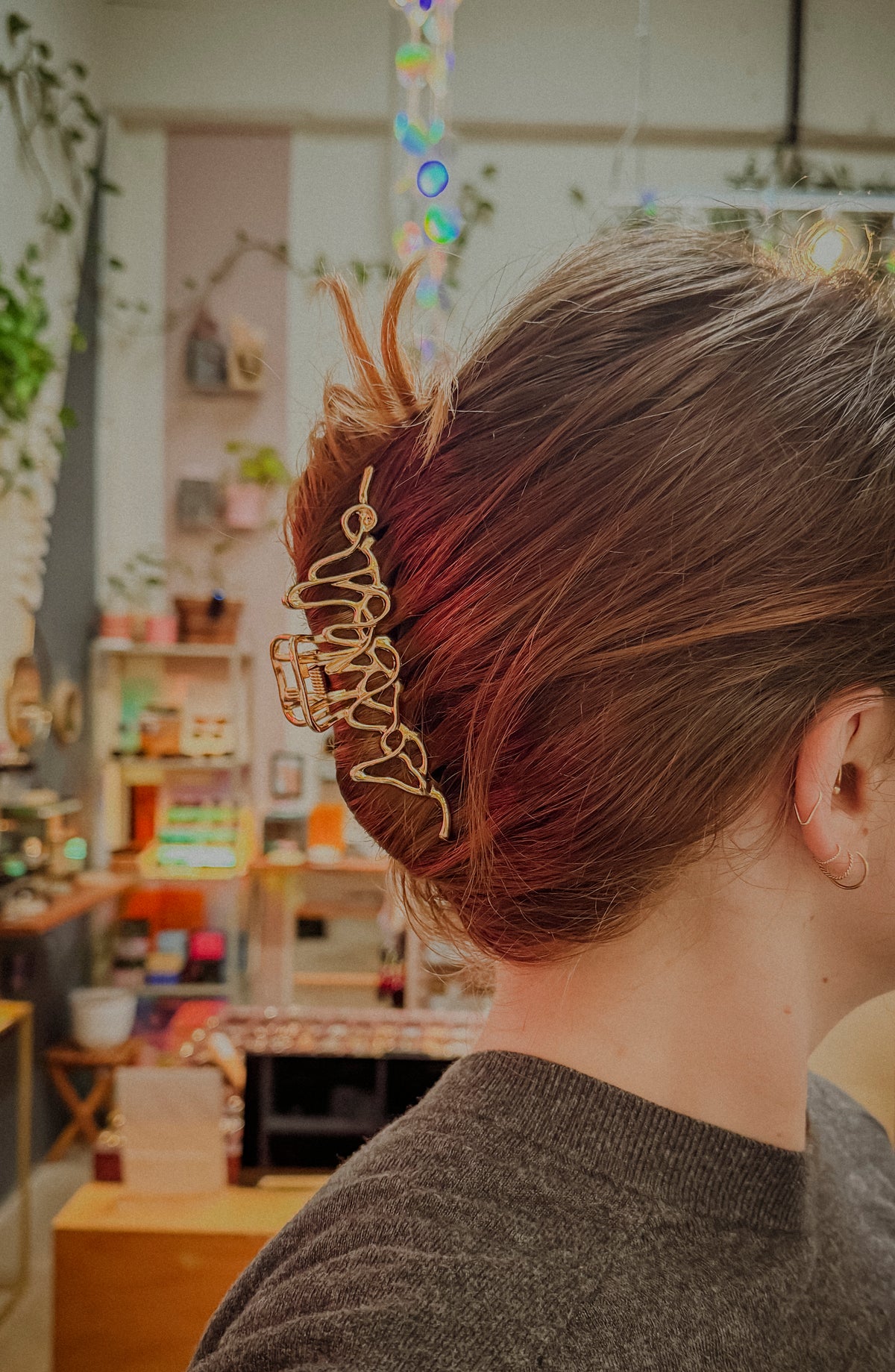 Organic Metal Hair Claw
