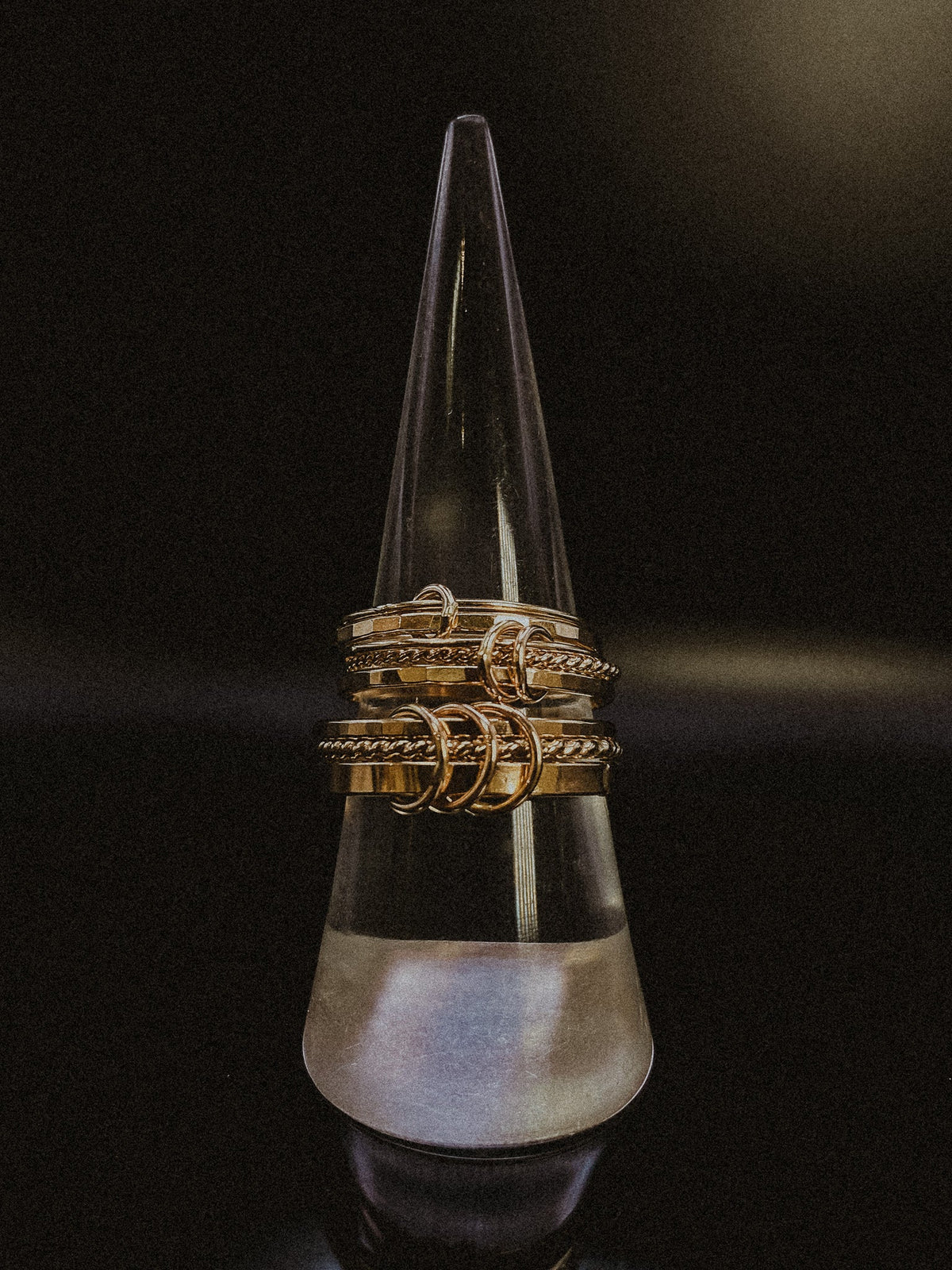 Link Ring, Solid 14K Rose Gold
