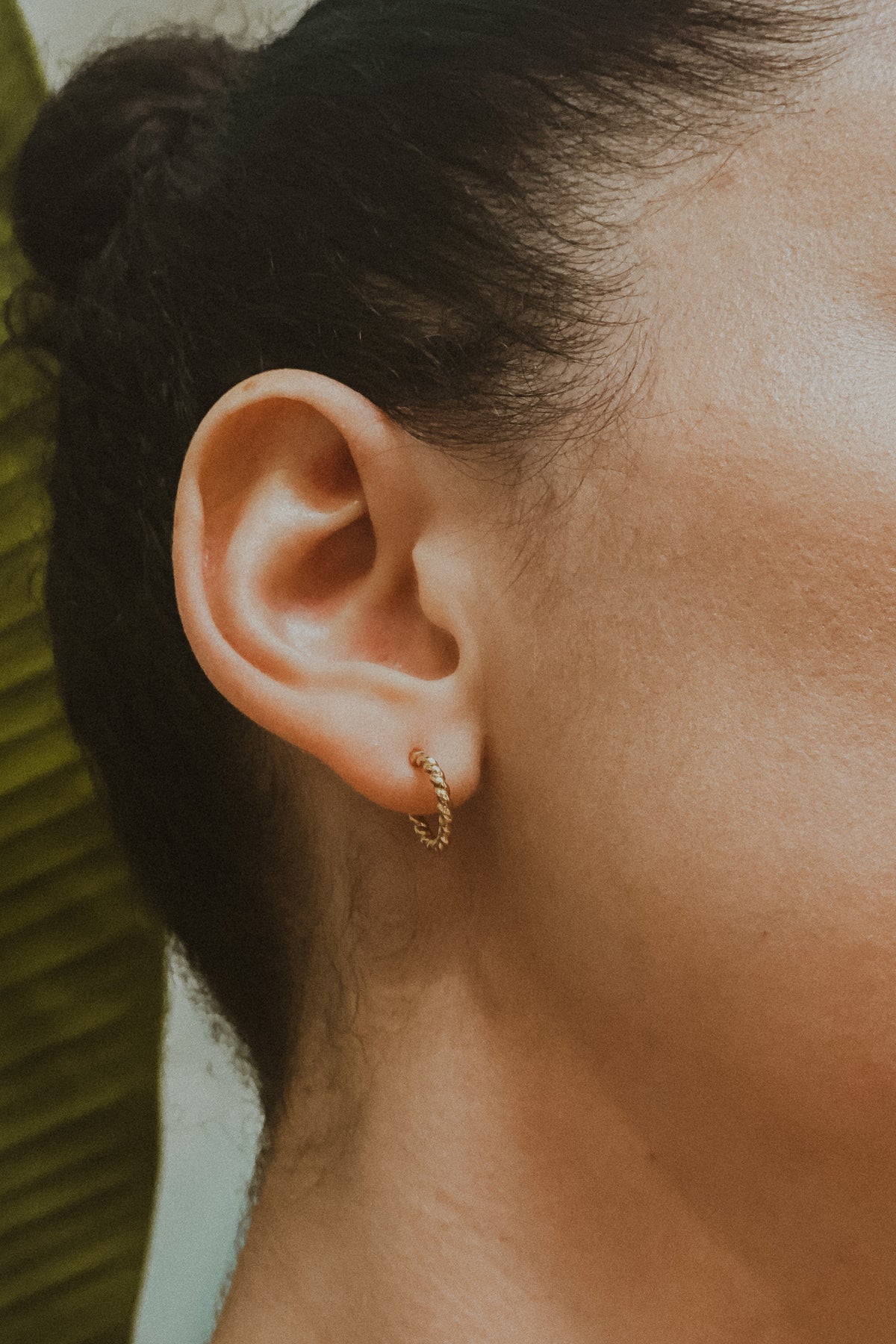 Chunky Twist Hoops in 14K Gold Fill, Rose Gold Fill or Sterling Silver