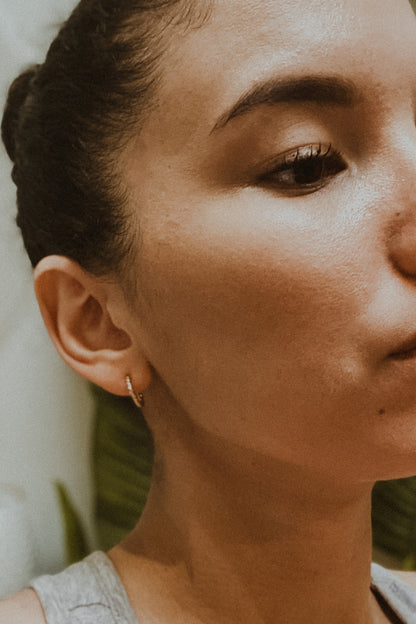 Chunky Twist Hoops in 14K Gold Fill, Rose Gold Fill or Sterling Silver
