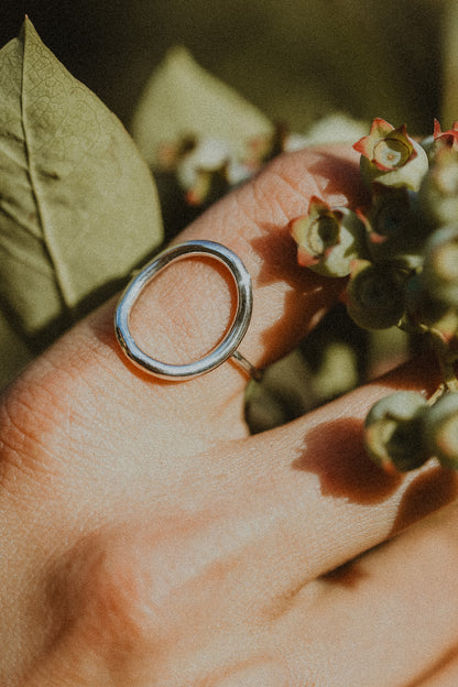 Full Circle Ring, 14K Rose Gold Fill