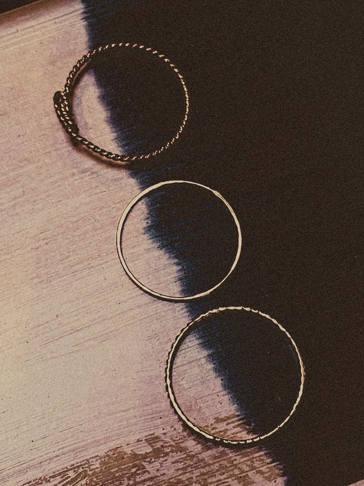 The Kasey Set of 3 Stacking Rings