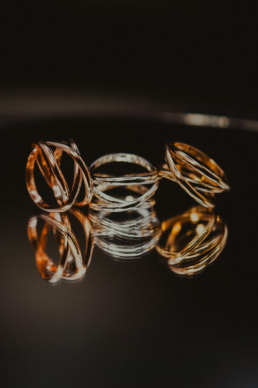 Infinity Spiral Ring, 14K Gold Fill