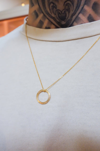 Mini Open Circle Necklace