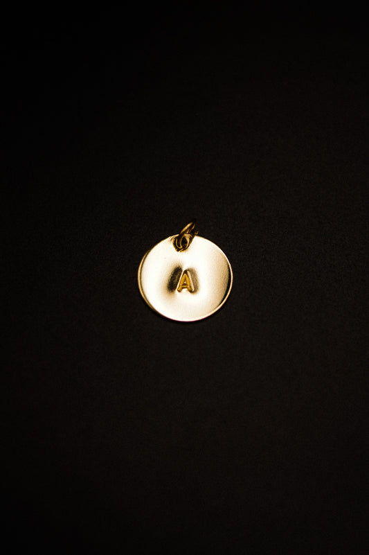 Monogram Circle Charm