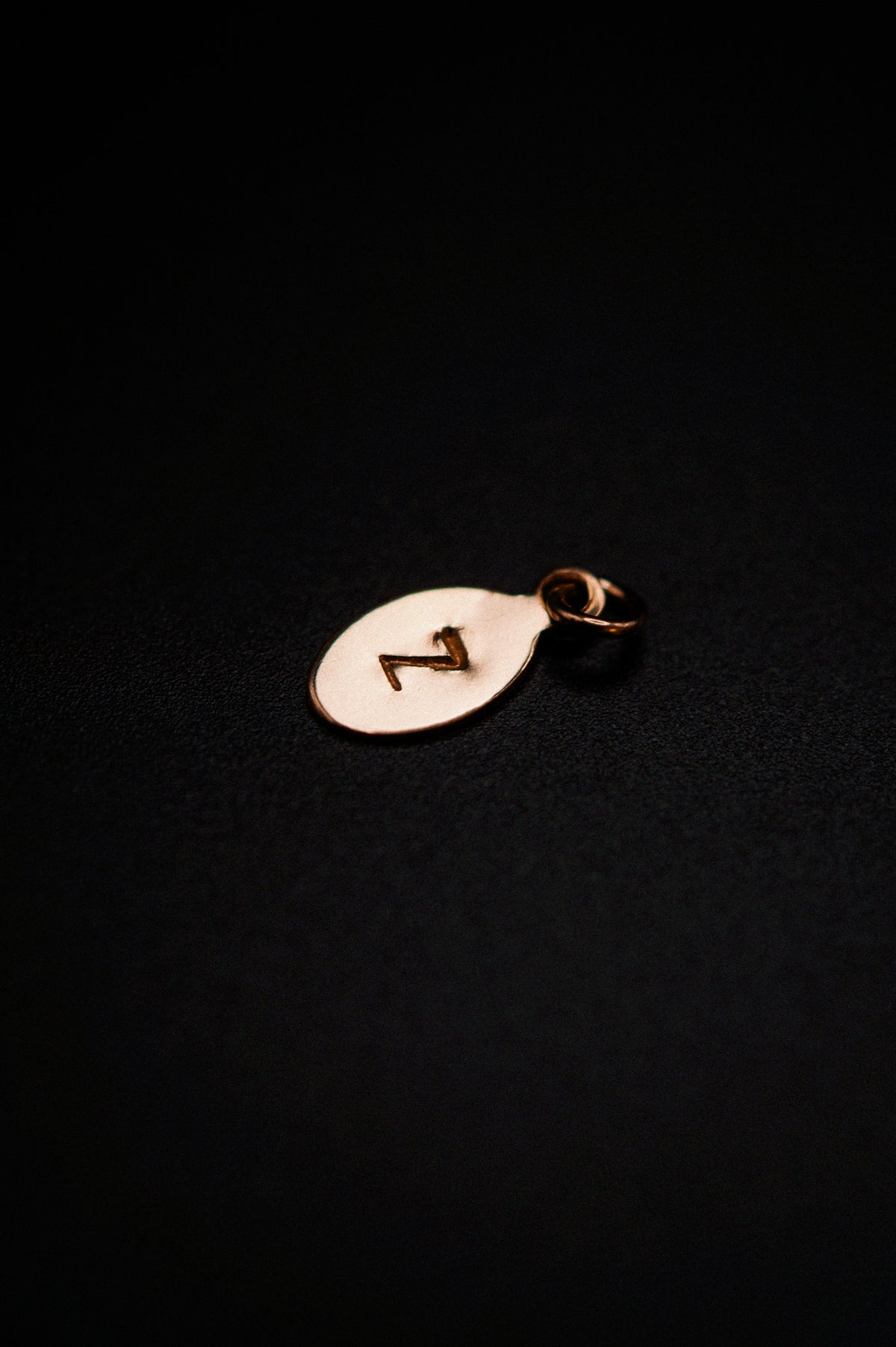 Monogram Oval Charm