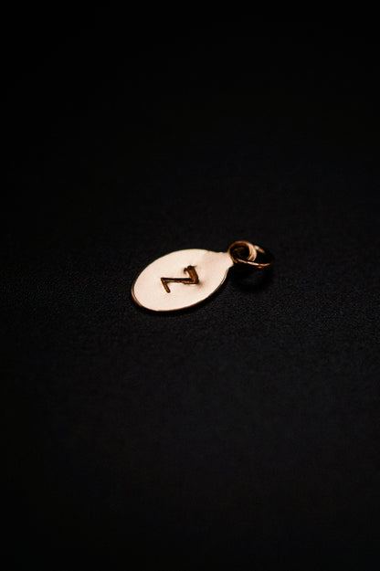 Monogram Oval Charm