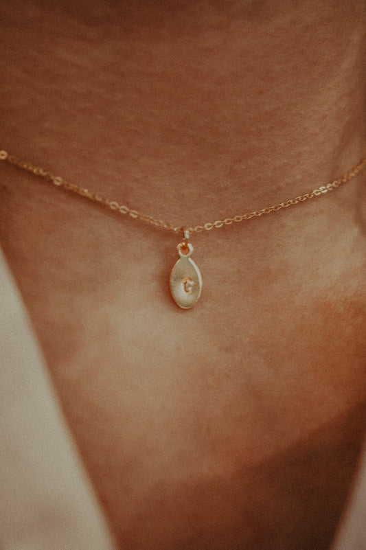 Monogram Oval Charm